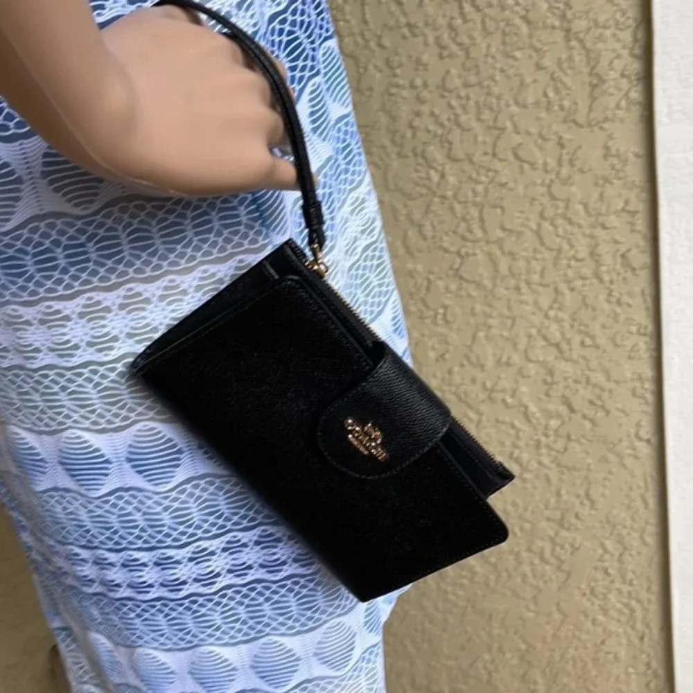 Coach Tech Wallet Black NWT - Picture 10 of 15